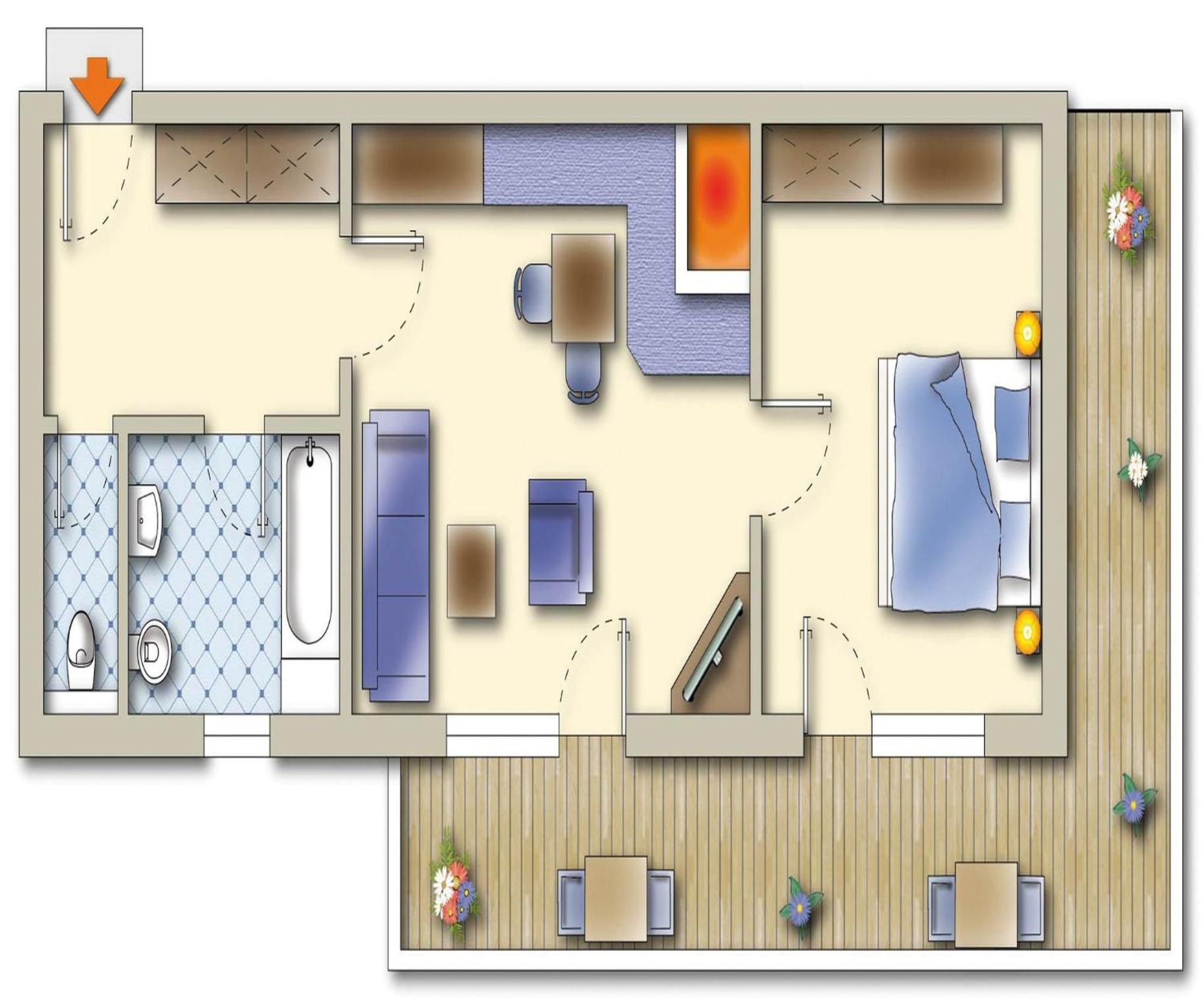 Hotel Der Rindererhof Tux Pokoj fotografie
